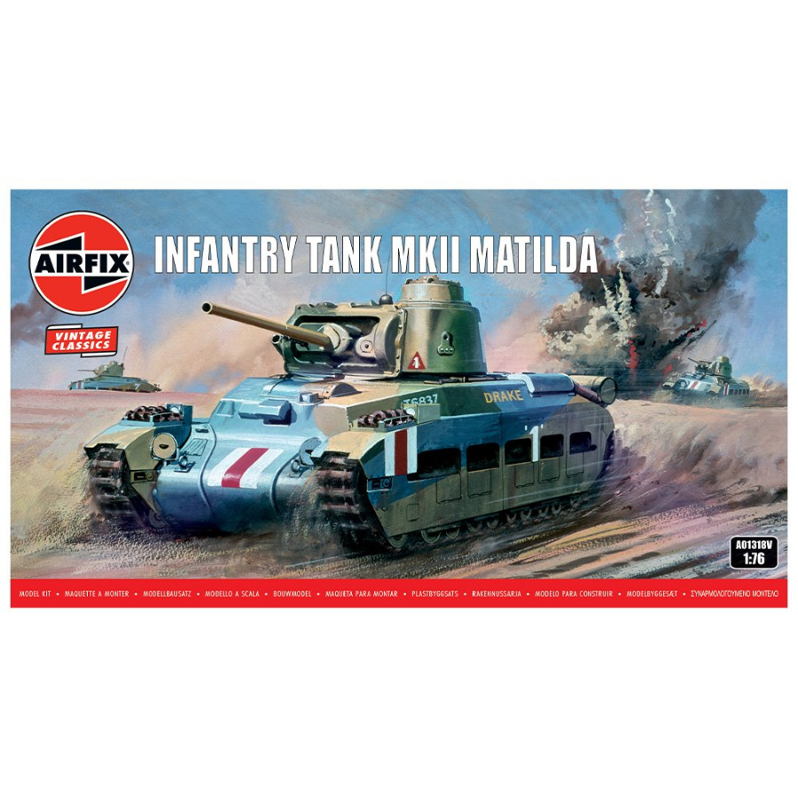 Airfix Model Kit 1:76 Infantry Tank Mk II Matilda