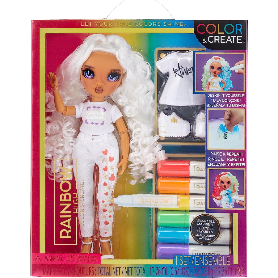 Rainbow High Color & Create Fashion Doll Assorted