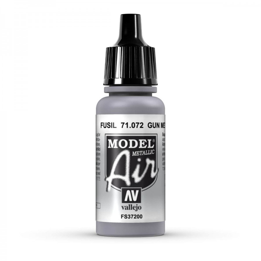Vallejo Acrylic Paint Model Air Gun Metal 17ml