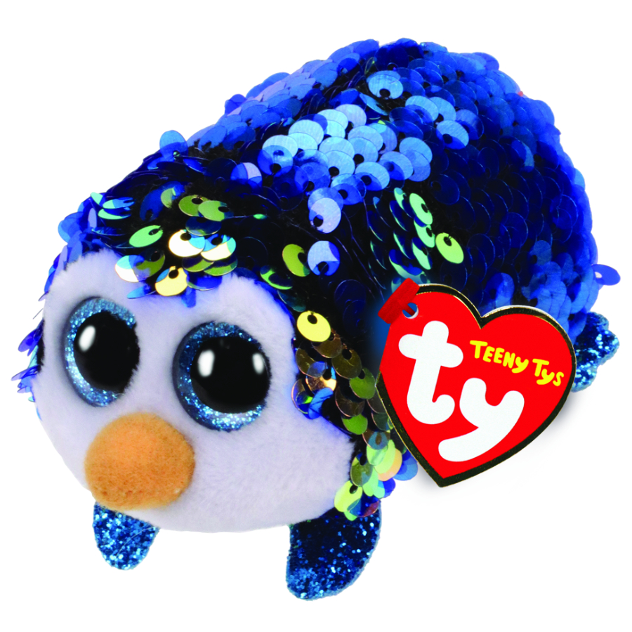 Beanie Boos Flippables Teeny Tys Payton Blue Penguin