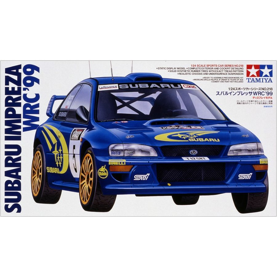 Tamiya Model Kit 1:24 Subaru Impreza WRC 99