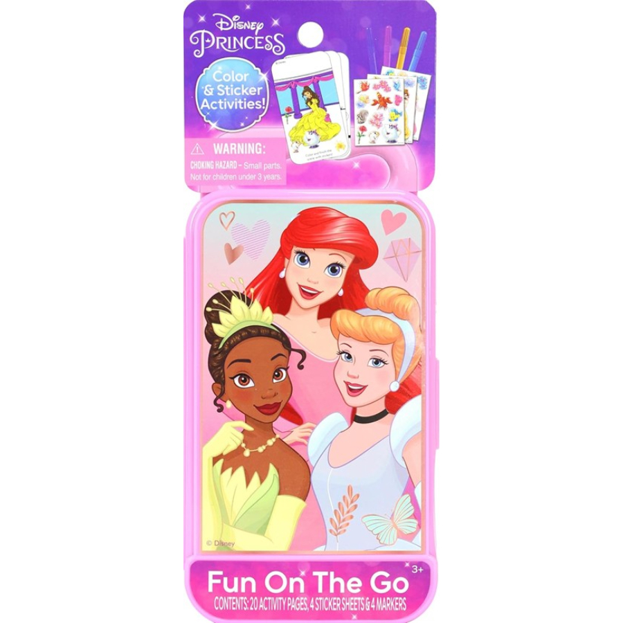 Fun On The Go Colouring & Stickers Disney Princess