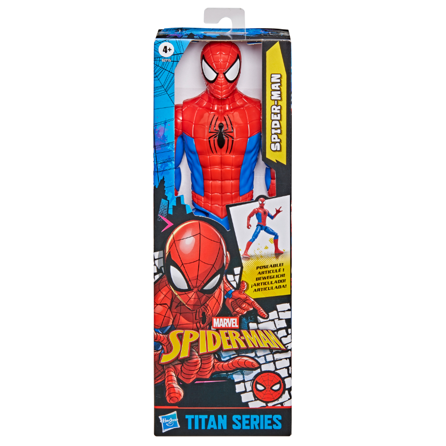 Spider-Man Titan Hero Classic Red Blue Figure