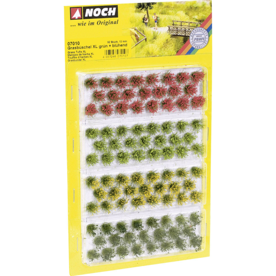 Noch Rail Scenery Grass Tufts XL Blooming