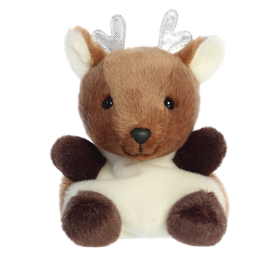 Palm Pals Plush 13cm Christmas Dash Reindeer
