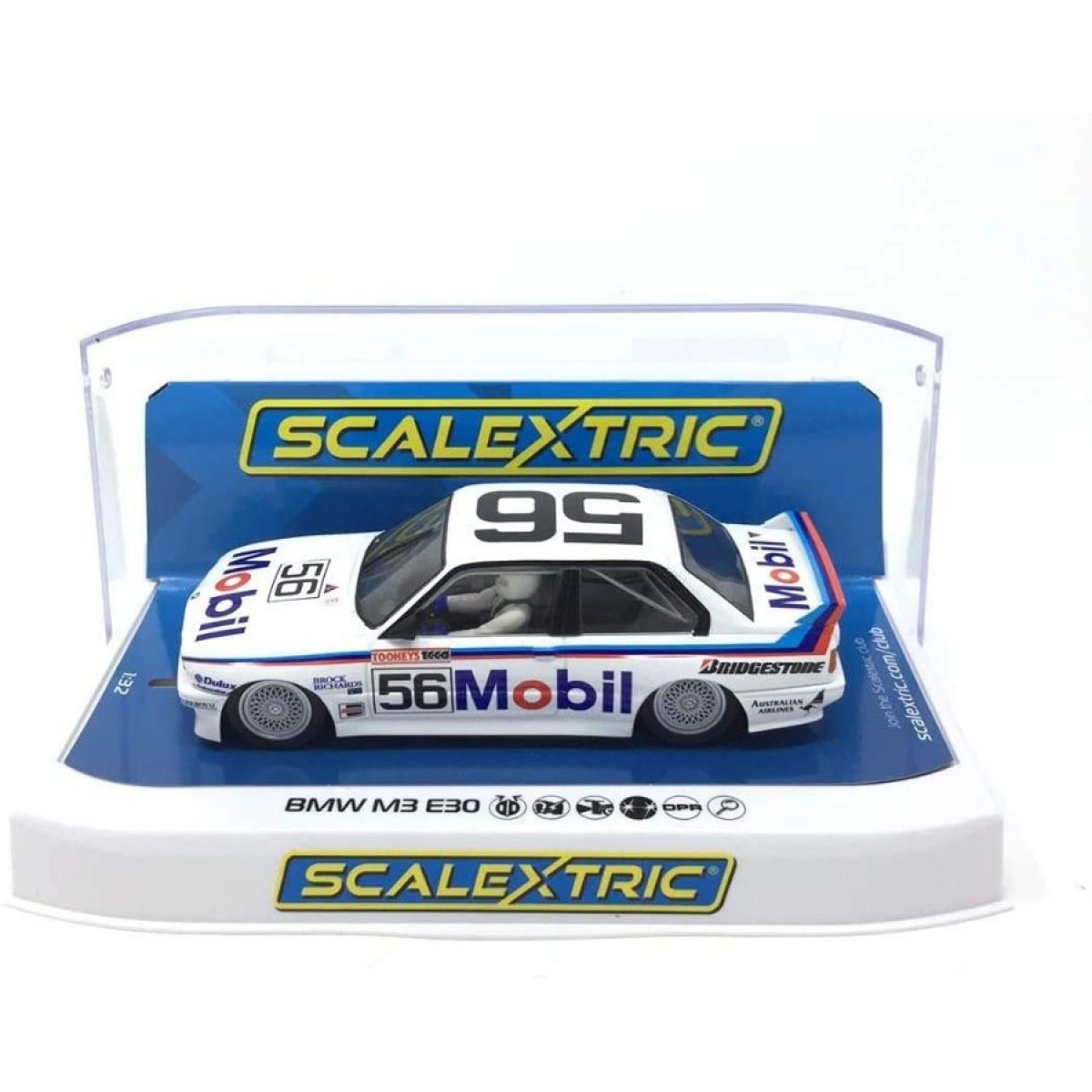 Scalextric Slot Car BMW E30 1988 Peter Brock Bathurst 56 Toys