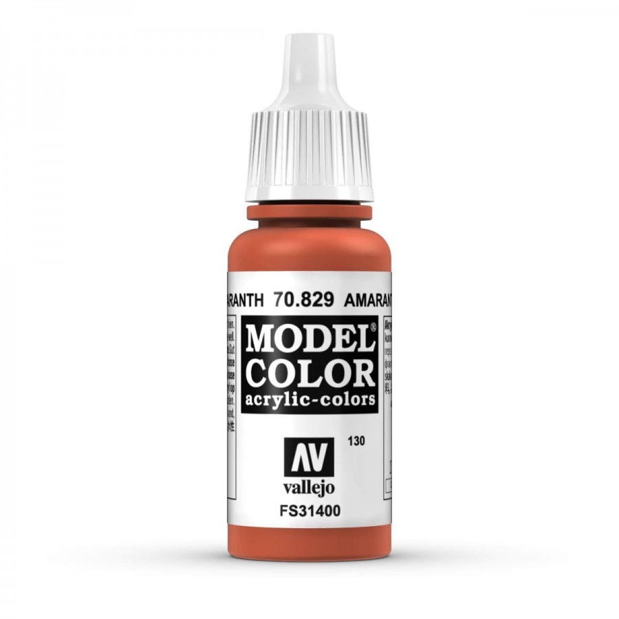Vallejo Acrylic Paint Model Colour Amarantha Red 17-18ml