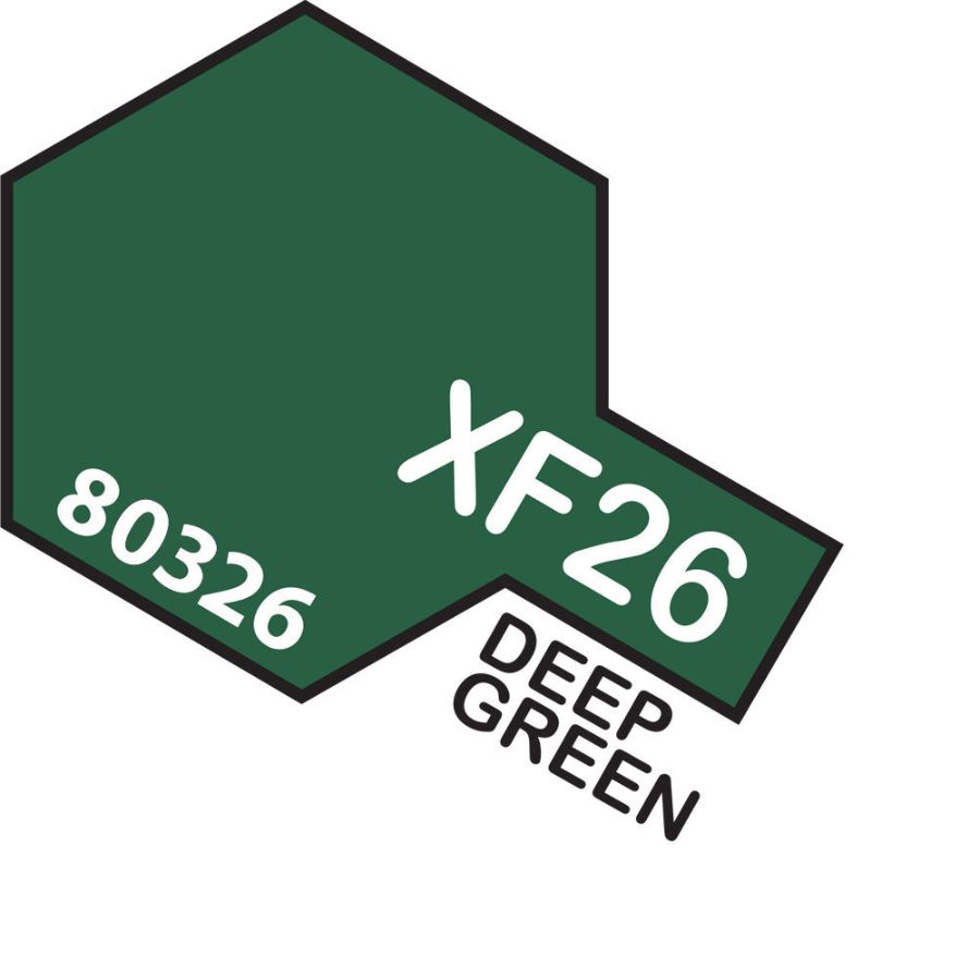 Tamiya Enamel Paint XF26 Deep Green