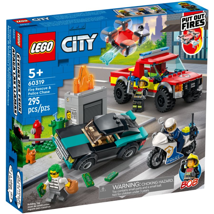 LEGO City Fire Rescue & Police Chase