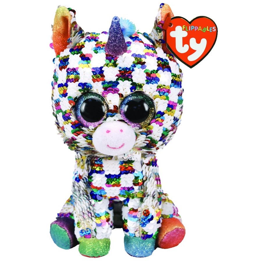 Beanie Boos Flippables Regular Plush Cosmo Unicorn