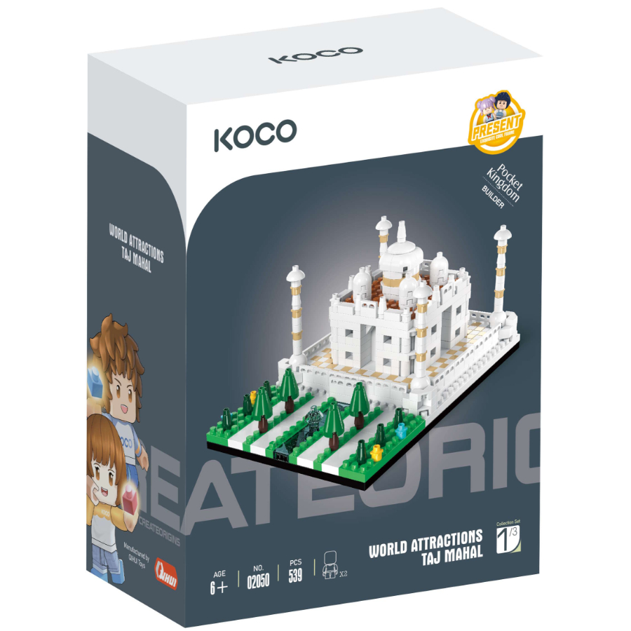 Koco Building Blocks Landmarks The Taj Mahal 539 Pieces | Toy Brands A ...