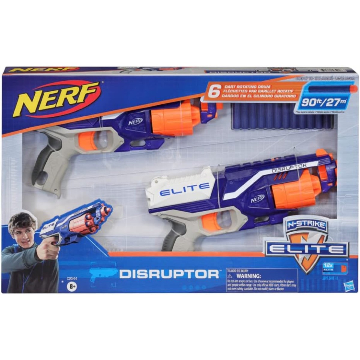 Disruptor de elite Nerf N-Strike 6 Blaster de Angola