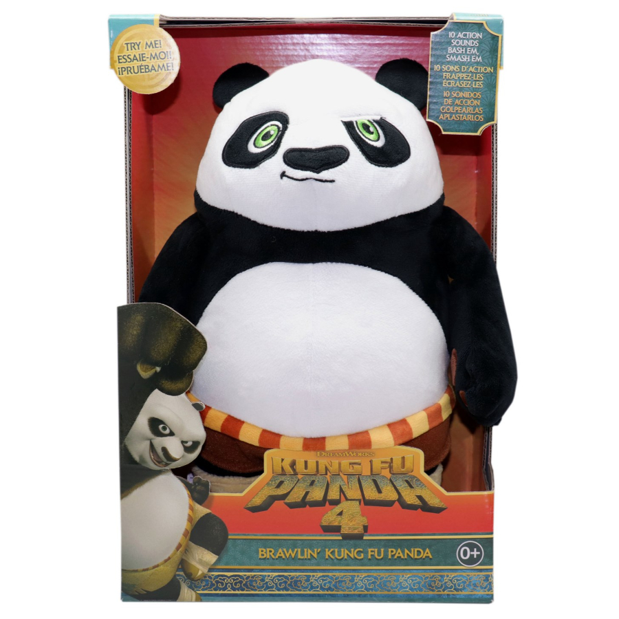 Kung Fu Panda 4 Motion ActivatedPo  Plush
