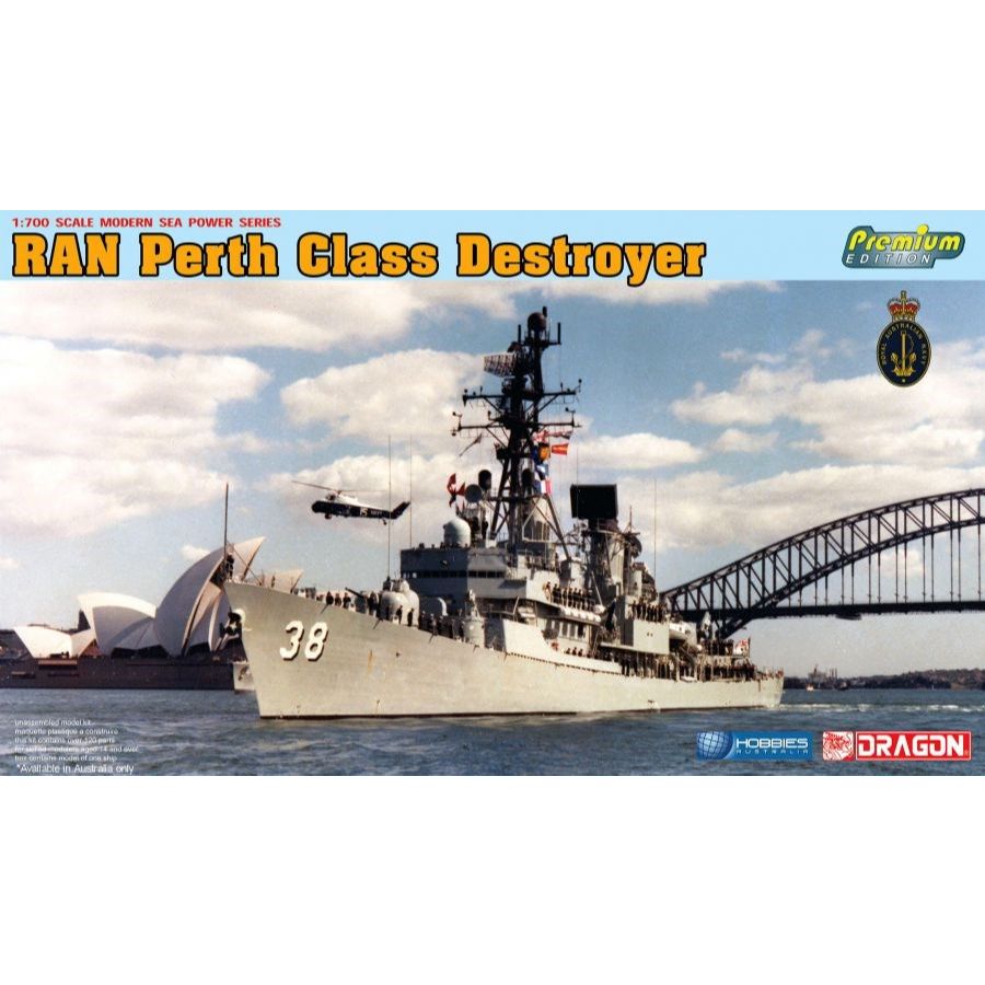 Dragon Model Kit 1:700 RAN HMAS Perth D-38 Australian Decals