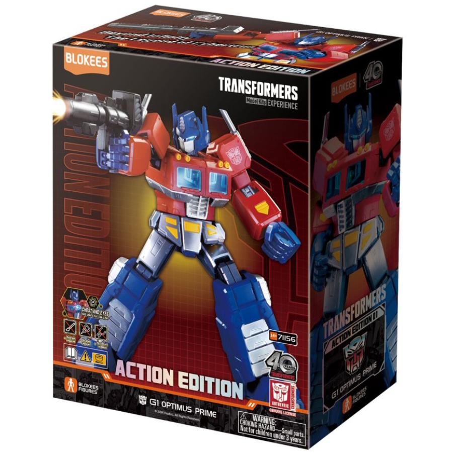 Blokees Model Kit Action Edition Transformers G1 Optimus Prime