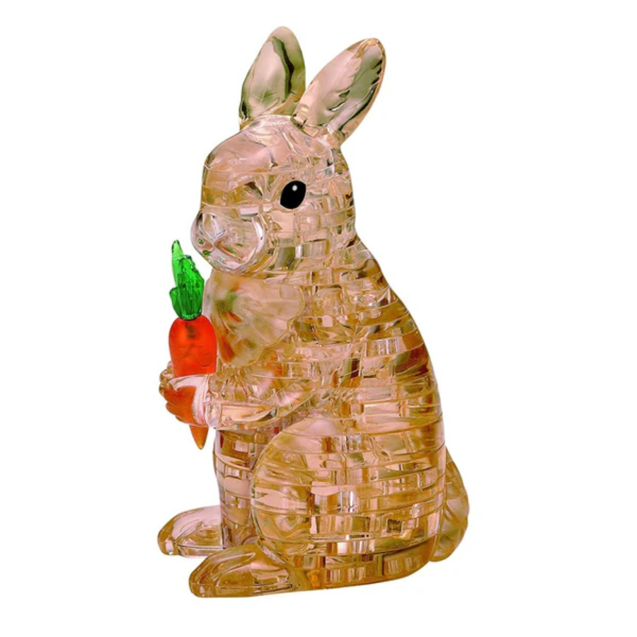 Crystal Puzzles Rabbit Brown
