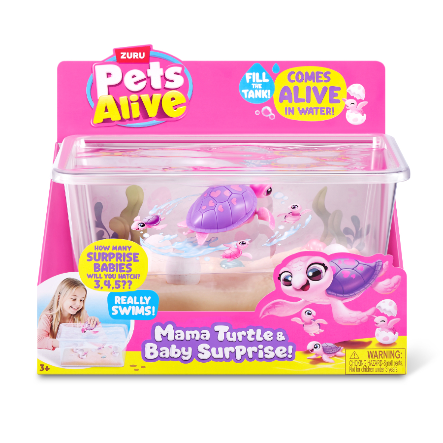 Pets Alive Mama Turtle Surprise Playset