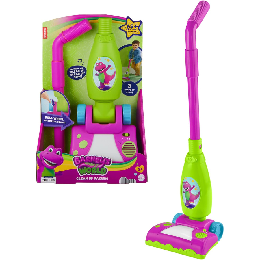Fisher Price Barneys World Clean Up Vacuum