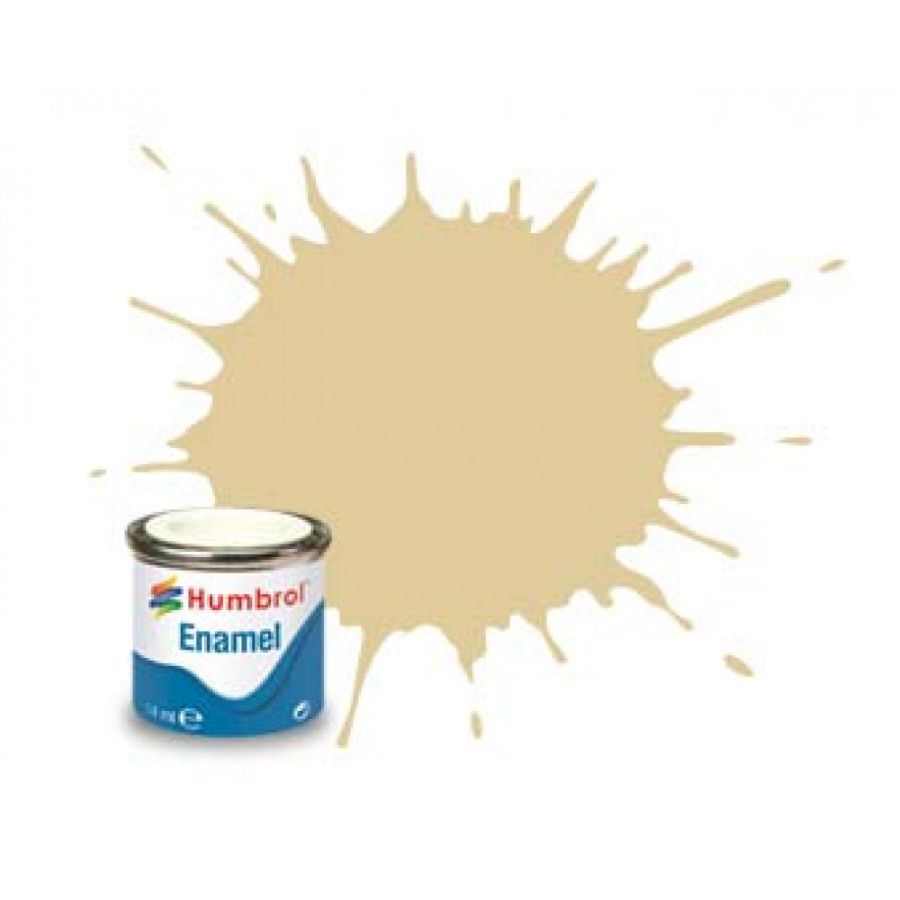Humbrol Enamel Paint Pale Stone Matt