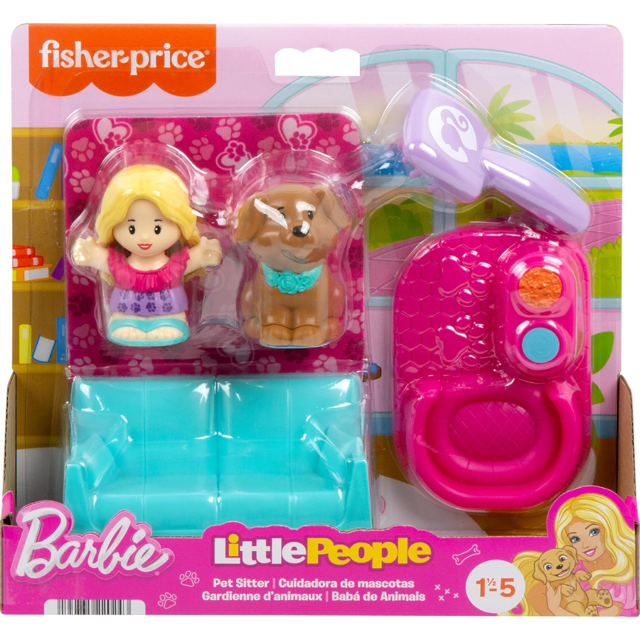 Fisher Price Little People Barbie Pet Sitter Playset