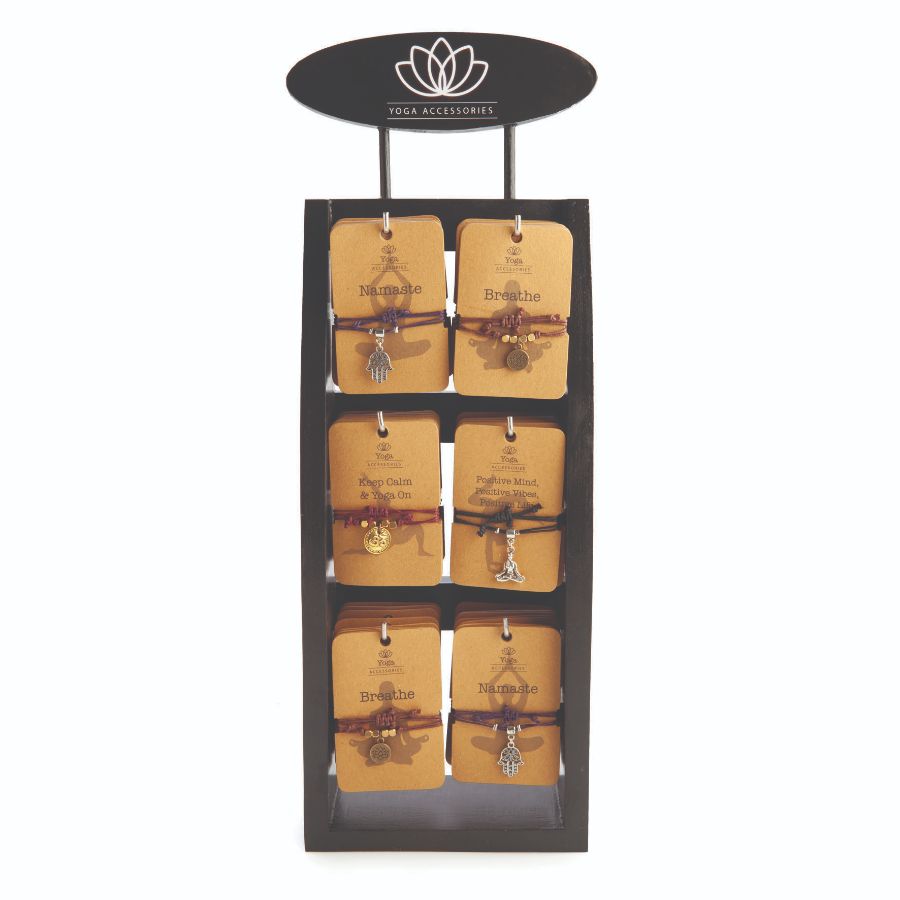 Bracelet With Yoga Charm Assorted