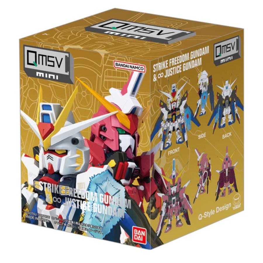 Gundam QMSV Mini Strike Freedom Gundam & Justice Gundam Surprise Box