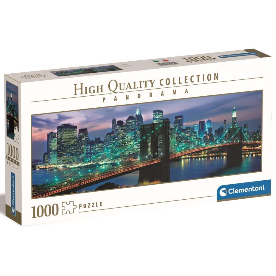 Clementoni 1000 Piece Panorama Puzzle New York Brooklyn Bridge