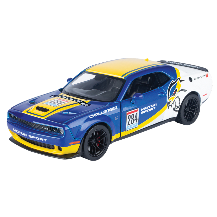 Motor Max Diecast 1:24 GT Racing 2018 Dodge Challenger Hellcat Widebody
