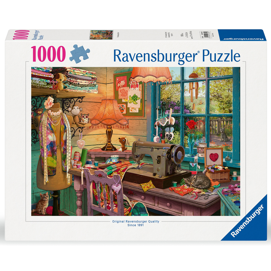 Ravensburger Puzzle 1000 Piece The Sewing Shed SF