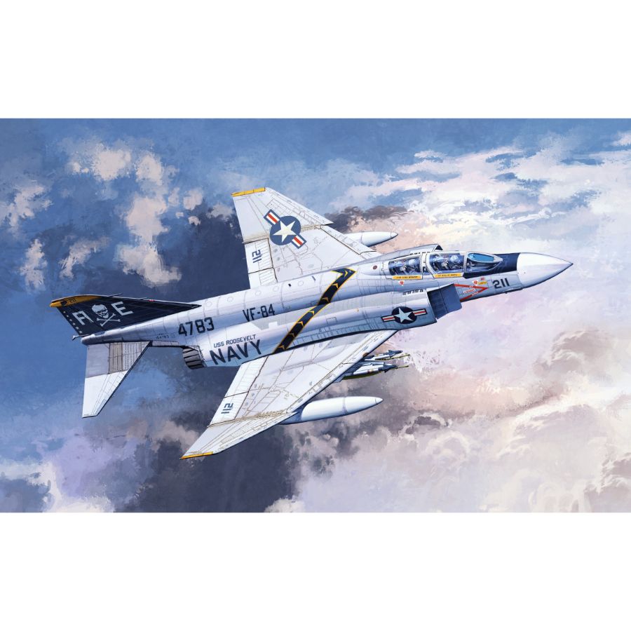 Academy Model Kit 1:48 F4J VF84 Jolly Rogers