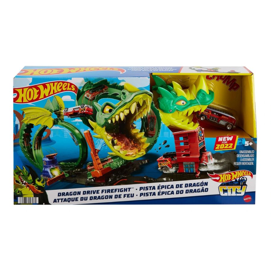 Hot Wheels City Dragon Drive Firefight