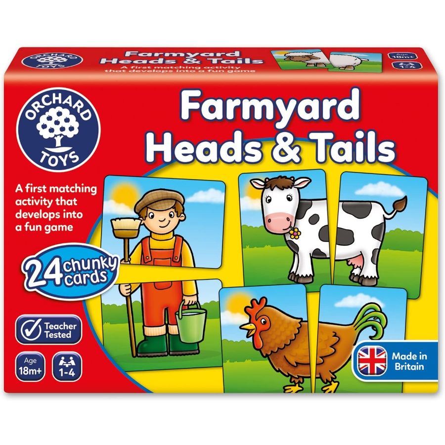 Orchard Toys Farmyard Heads & Tails