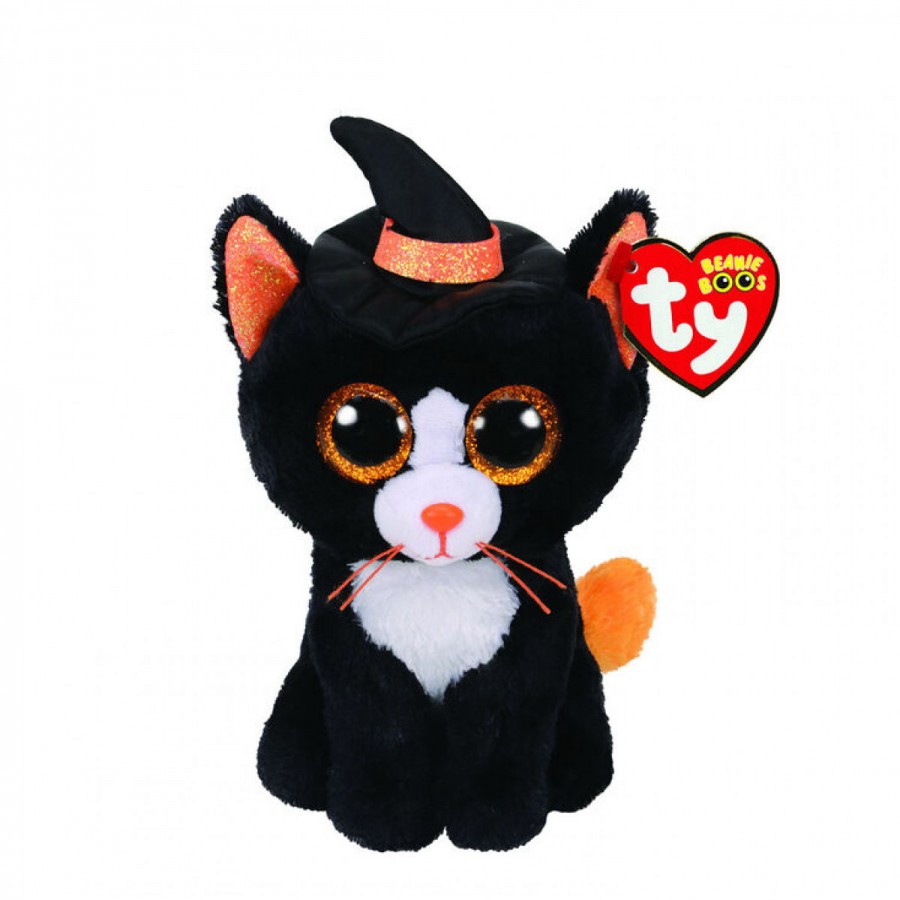 Beanie Boos Regular Plush Halloween Witchie Cat