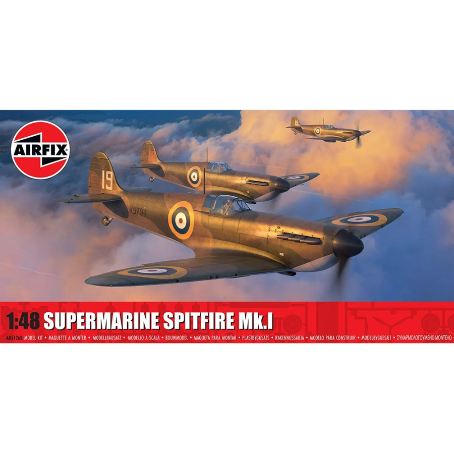 Airfix Model Kit 1:48 Supermarine Spitfire Mk I