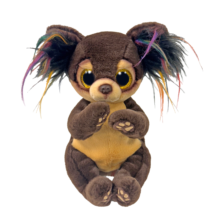 Ty Beanie Boos Regular Plush Toffee Dog Brown