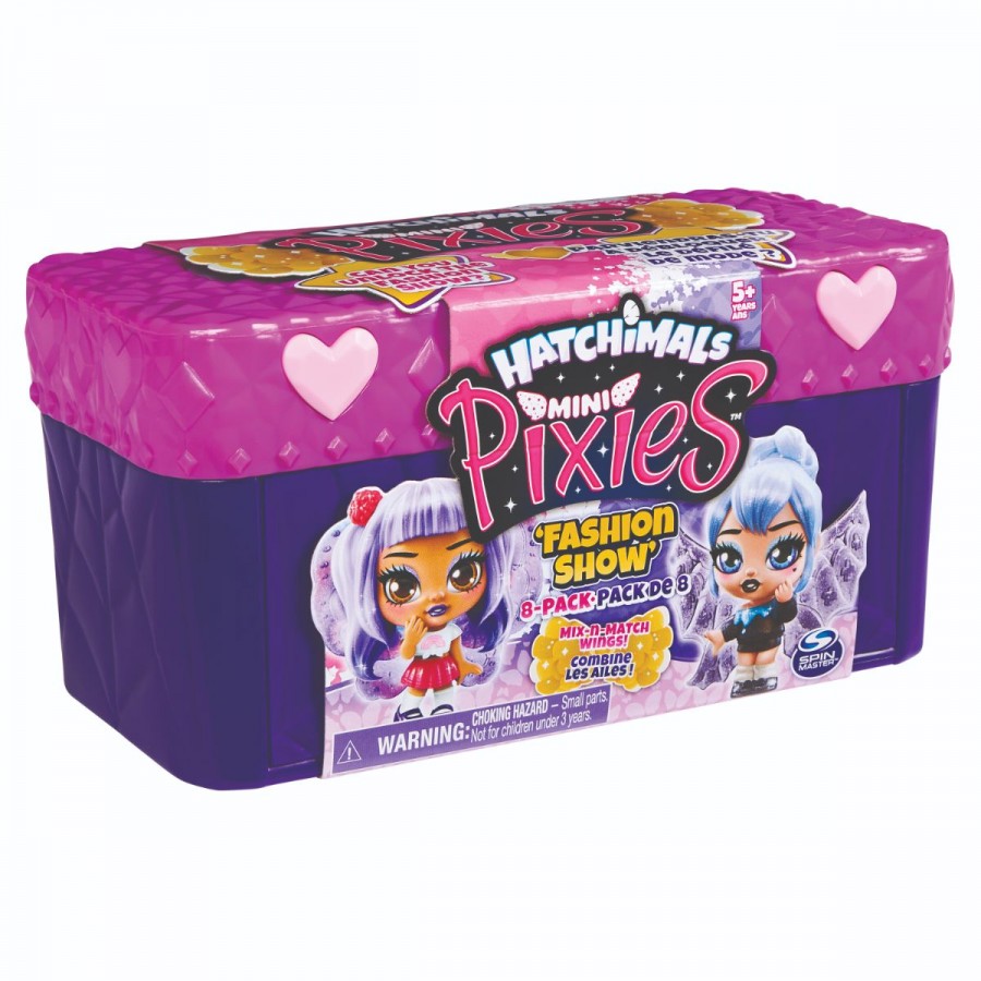 Hatchimals Mini Pixies Fashion Show Castle 8 Pack Assorted