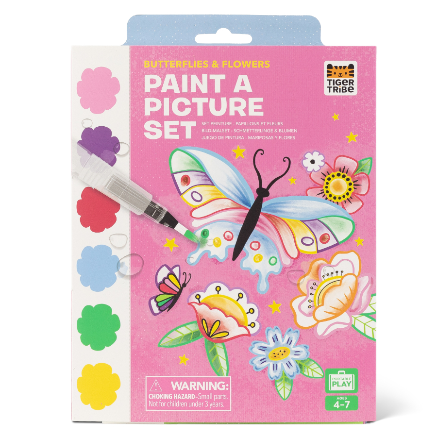 Tiger Tribe Paint A Picture Set Butteflies & Flowers