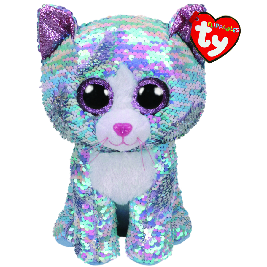 Beanie Boos Flippables Medium Plush Whimsy Blue Cat