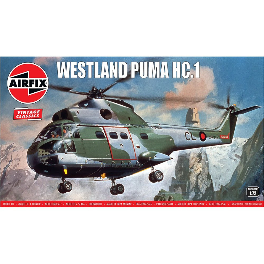 Airfix Model Kit 1:72 Westland Puma HC1