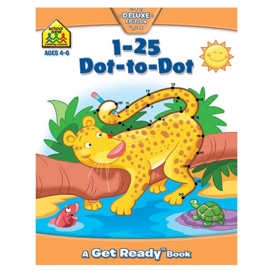 School Zone Get Ready 1-25 Dot To Dot