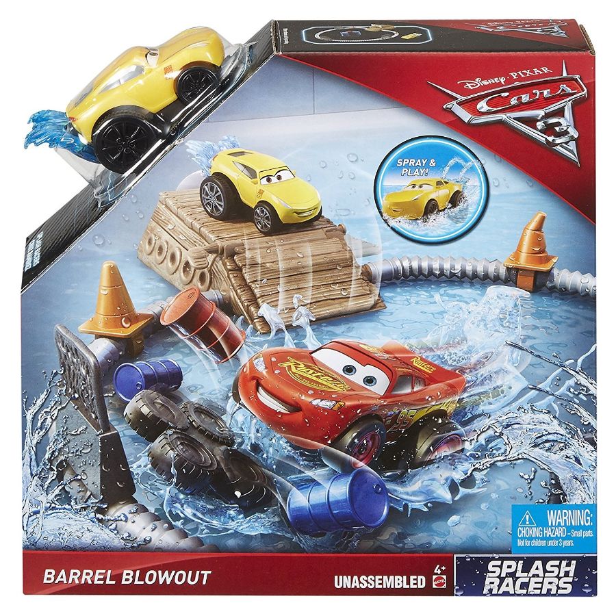 Disney Cars Splash Racers Barrel Blowout