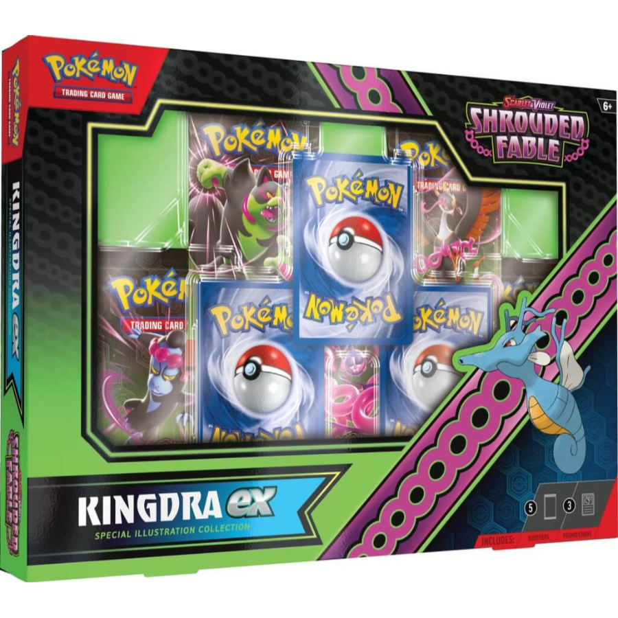 Pokemon TCG Scarlet & Violet Shrouded Fable Kingdra Greninja Ex Special Collection Assorted