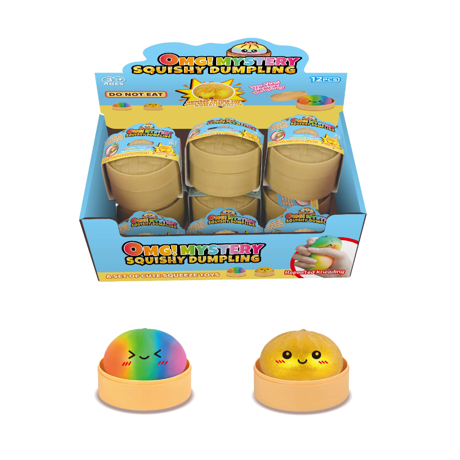 Squishy Mystery Dumpling 9cm Multi Colour Assorted
