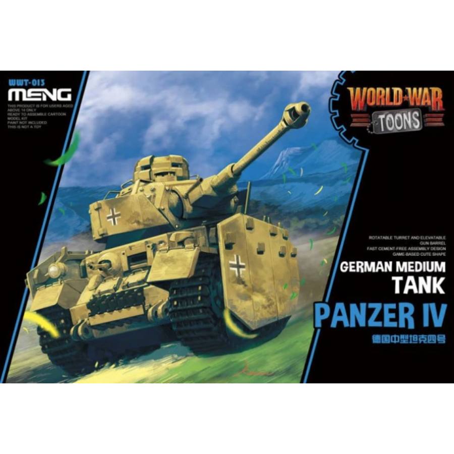 Meng Model Kit Cartoon Model German Medium Tank Panzer IV