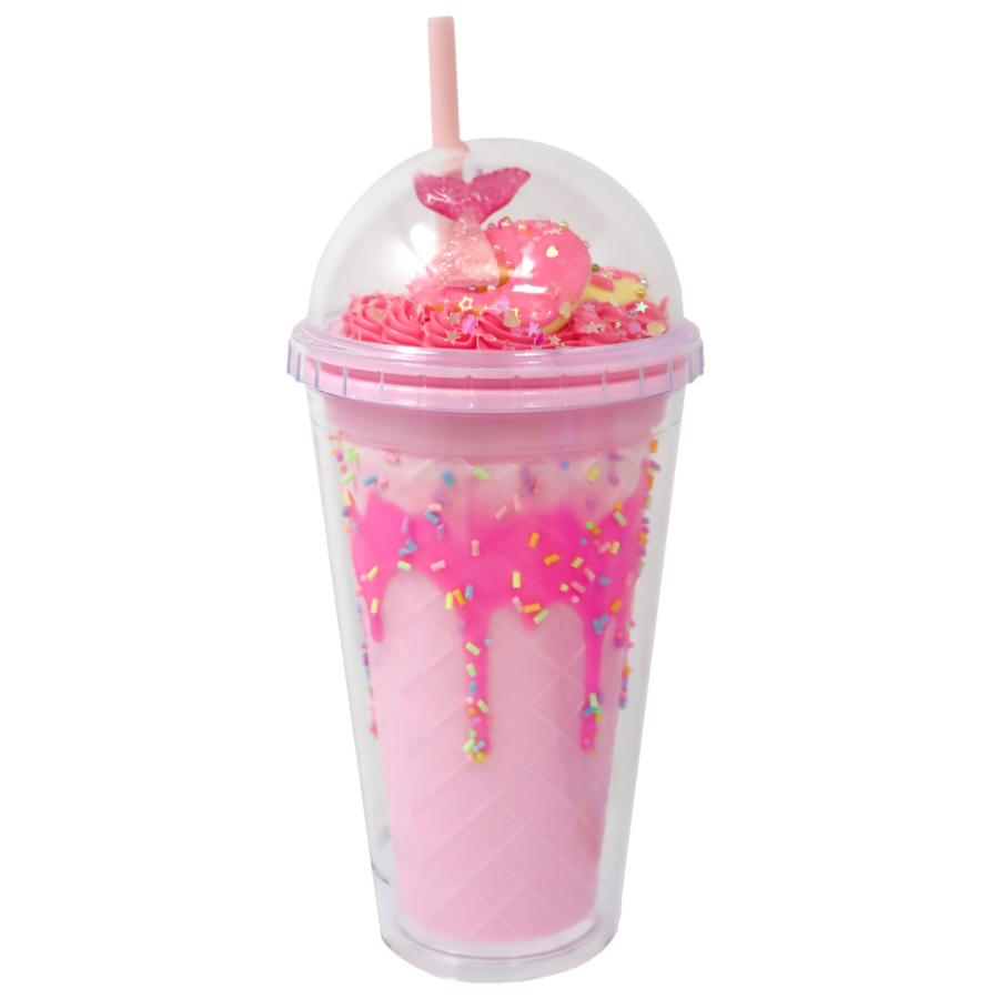 Drinking Cup Mermaid Pink