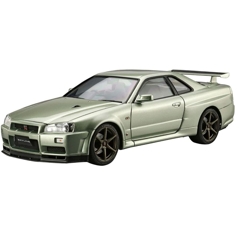 Aoshima Model Kit 1:24 Nissan BNR34 Skyline GT-R V-Spec II Nur 02