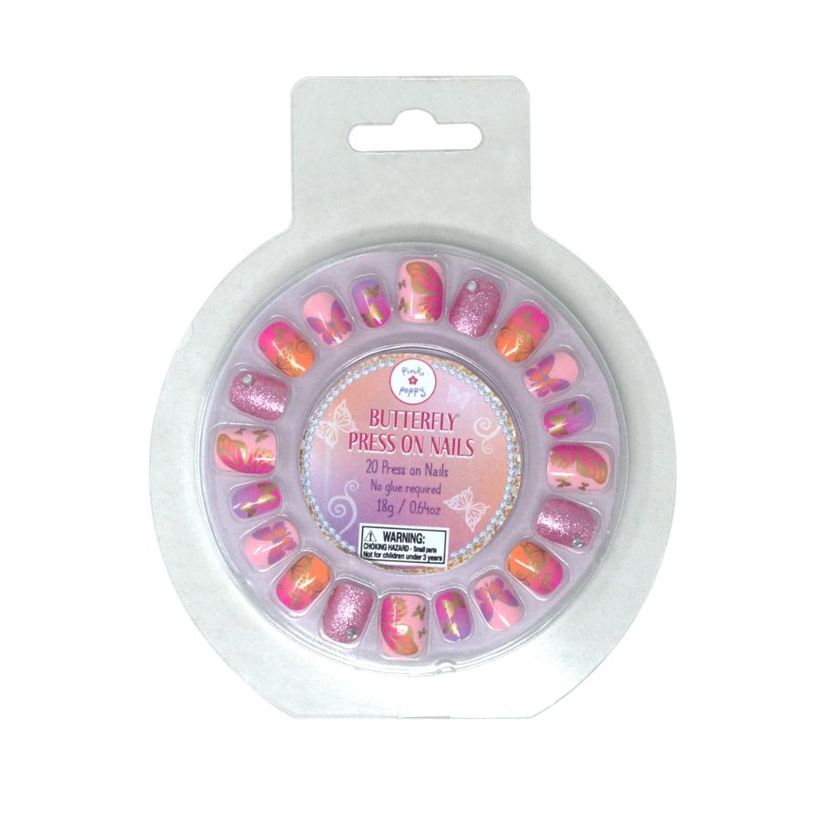 Butterfly Skies Press On Nails