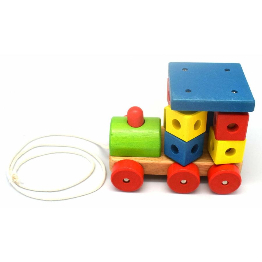 Kaper Kidz Pull-A-Long Spinning Blocks Engine