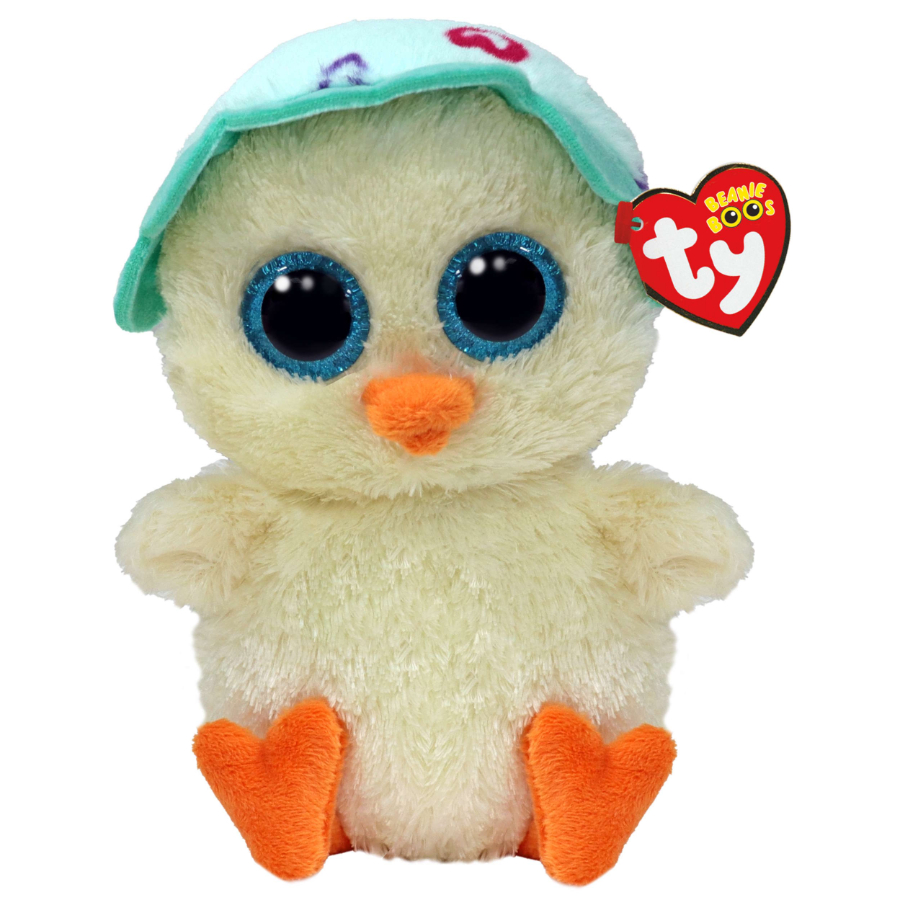 Ty Beanie Boos Regular Plush Emmie Chick With Hat