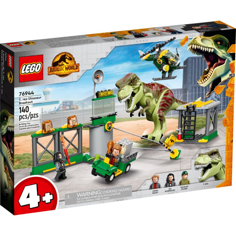 LEGO Jurassic World Dominion T-Rex Dinosaur Breakout